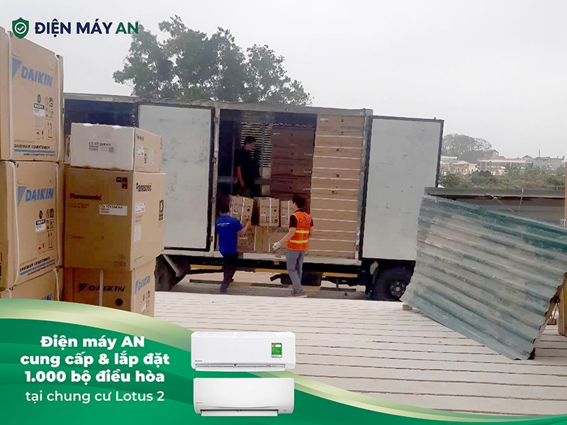 Điện Máy AN Bàn Giao 1.000 Bộ Điều Hòa tại thành phố Bắc Giang, Vượt Tiến Độ Đề Ra
